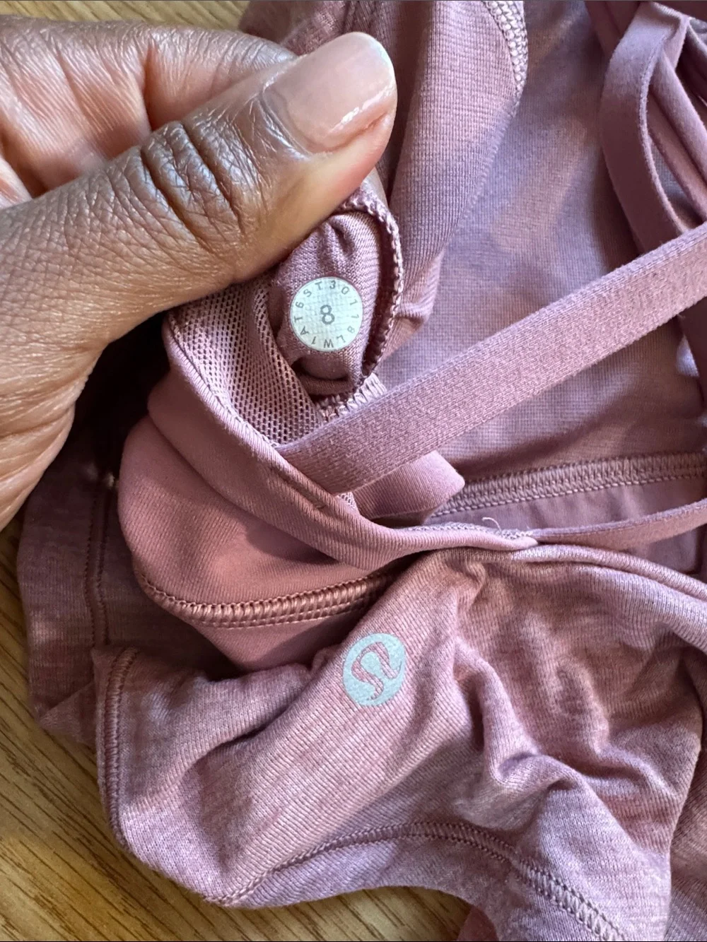 Mauve Lululemon Strappy Tank Top ✨ size 8